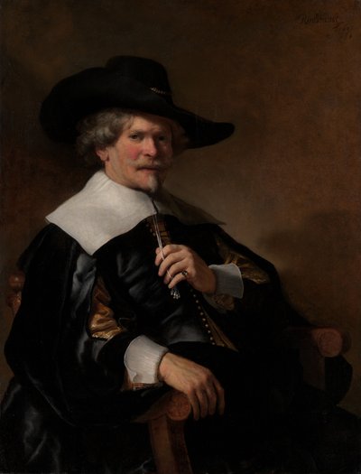Portrét muže sedícího v křesle, ca. 1640-50. od Dutch
