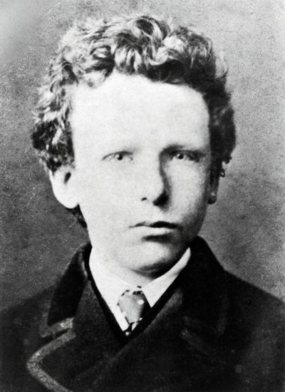 Vincent Van Gogh, ve věku asi 13 (černobílá fotografie) od Dutch Photographer