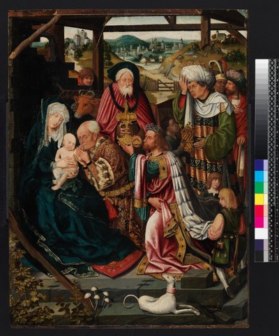 Klanění králů, 1520 od Dutch School