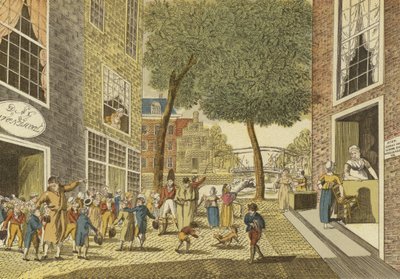 Děti vycházející ze školy, 1812 od Dutch School