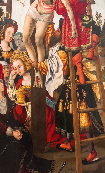 Sestoupení z kříže, 1520 (olej na plátně) od Dutch School