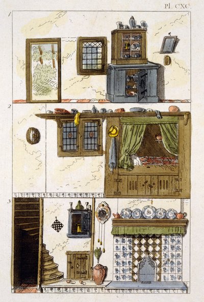 Ilustrace z Magazine of Garden Gems od G Van Laara, 1802 od Dutch School