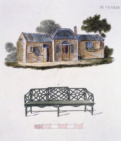 Ilustrace z Magazine of Garden Gems od G Van Laara, 1802 od Dutch School