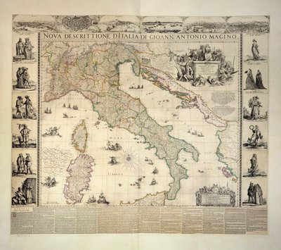Itálie, Klencke Atlas od Dutch School