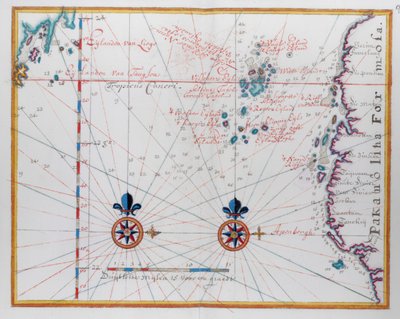 Mapa Formosa (Tchaj-wan) od Dutch School