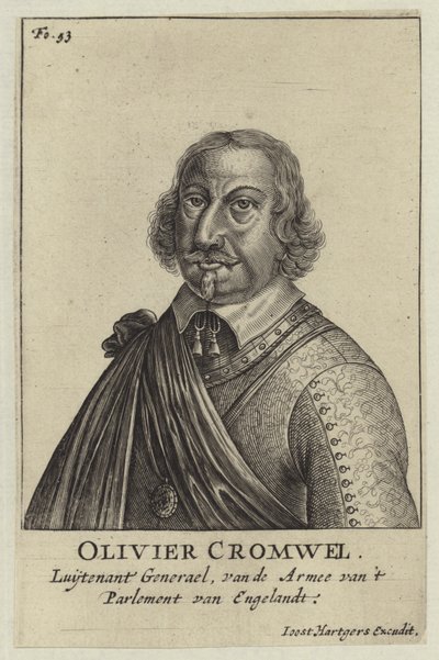 Oliver Cromwell od Dutch School