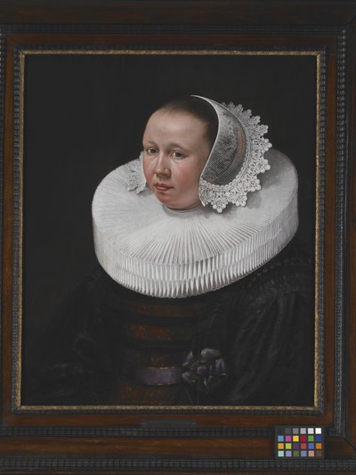 Portrét ženy (olej na dřevě) od Dutch School