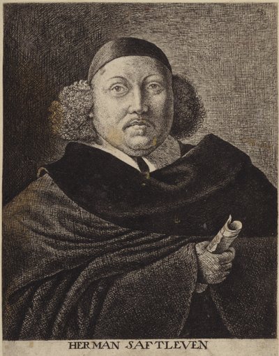 Portrét Hermana Saftlevena mladšího od Dutch School