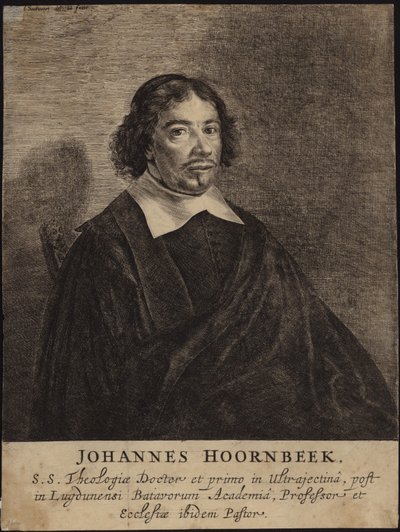 Portrét Johannese Hoornbeeka od Dutch School