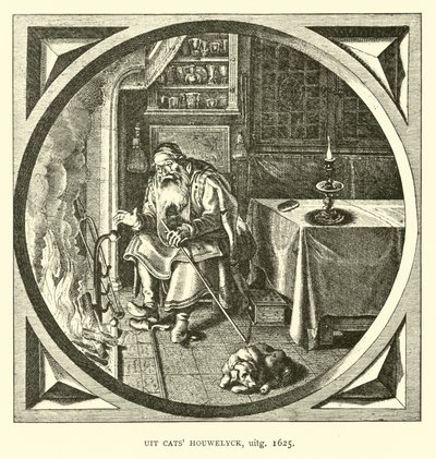 Scéna z Houwelicku, Jacob Cats, 1625 od Dutch School