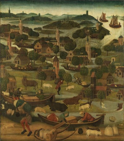 St Elizabeth Flood od mistra Svaté Alžběty panely c.1490-5 od Dutch School