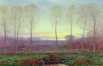 Říjnový soumrak od Dwight William Tryon