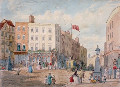Middle Row, Holborn, Londýn, 1867 od EH Dixon