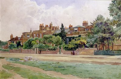 Wrenovy a Faradayovy domy v Hampton Court od E.H. Fitchew