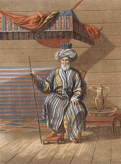 Tatarský bez, vyrytý Jegorem Skotnikoffem (1782-1843) (litho) od E. (after) Karnejeff