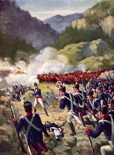 Bitva o Busaco, 1810 od E. A. Dyer