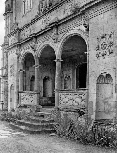 Lodžie, Cranborne Manor House, Dorset, 1924-1926. od E. Bastard