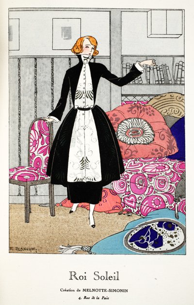 Sluneční král - výtvor Melnotte-Simonin od E. Blanche