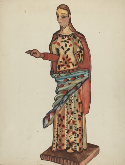 Bulto (dřevěná postava svatého) od E. Boyd