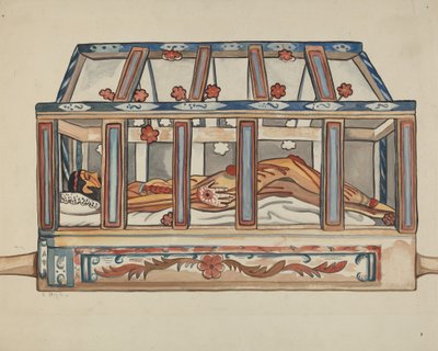 Kristus v hrobě, 19351942. od E. Boyd