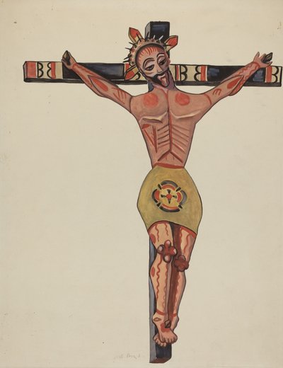 Krucifix - Z okolí Mory, 19351942. od E. Boyd