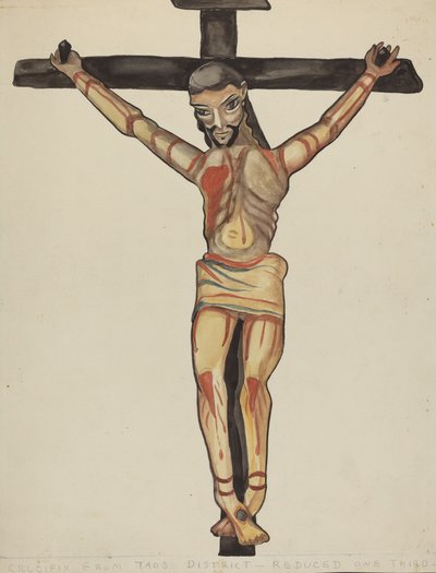 Krucifix, z okolí Taosu, 19351942. od E. Boyd