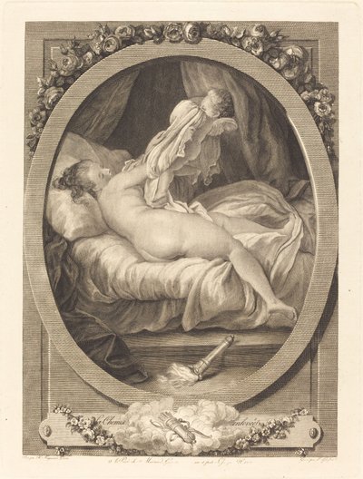Košile sundaná od E. Guersant after Jean Honoré Fragonard