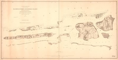 Blackwellovy, Wardovy a Randallovy ostrovy a přilehlé břehy řek East a Harlem od 51. St. New York po Lawrence
