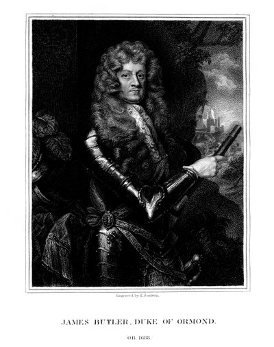 James Butler, 1. vévoda z Ormonde, anglo-irský státník a voják, 1824. od E. Scriven