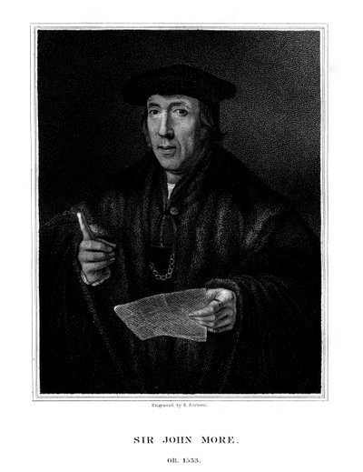 Sir John More, anglický právník, 1826. od E. Scriven