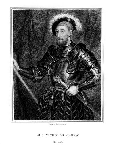 Sir Nicholas Carew, 1823. od E. Scriven