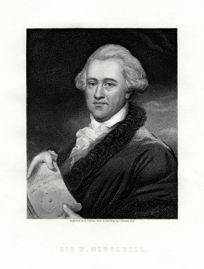 Sir Wilhelm Friedrich Herschel, britský astronom a skladatel německého původu, 19. století. od E. Scriven