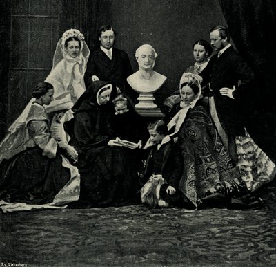 A Royal Family Group, 10. března 1863, c1897. od E. and S. Woodbury