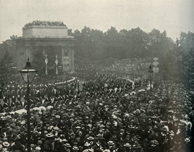 Příjezd kanadského premiéra The Hon. Wilfrid Laurier v Hyde Park Corner, 1897. od E. and S. Woodbury