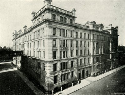 Generální pošta - Nová severní budova, c1897 od E. and S. Woodbury