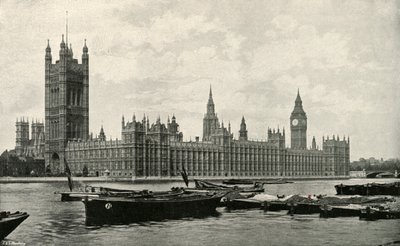 The Houses of Parliament, c1897 od E. and S. Woodbury