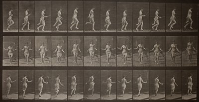 Animal Locomotion, Plate 174, 1887. od Eadweard Muybridge