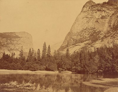 Starý Piute.  Údolí Yosemitů. od Eadweard J. Muybridge
