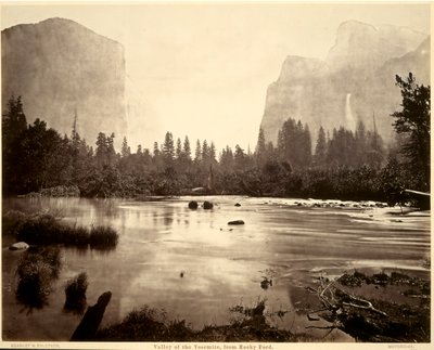 Valley of the Yosemite, od Rocky Ford od Eadweard Muybridge