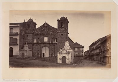 Kostel Merced, Panama od Eadweard Muybridge