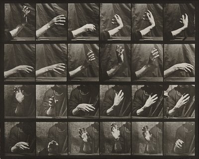Pohyb ruky; čas bití od Eadweard Muybridge