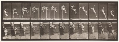 Talíř 152. Skákání; Běžecký skok vysoký (boty) od Eadweard Muybridge