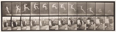 Talíř 159. Skákání; Běh na skok (boty) od Eadweard Muybridge