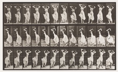 Talíř 190. Tanec (Nautch) od Eadweard Muybridge