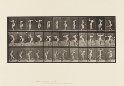 Talíř 191. Tanec (efektní) od Eadweard Muybridge