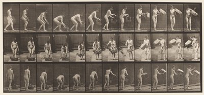 Talíř 213. Zvedací a vyprazdňovací koš od Eadweard Muybridge