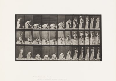 Talíř 214. Zvednutí dítěte (70) ze země, otočení od Eadweard Muybridge