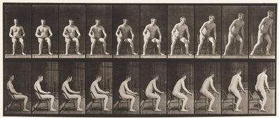 Talíř 249. Zvedající se ze židle od Eadweard Muybridge