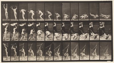 Talíř 262. Vystupování z Hammocku od Eadweard Muybridge