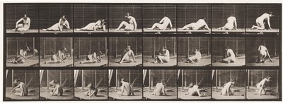 Talíř 266. Otáčení a změna polohy na zemi od Eadweard Muybridge